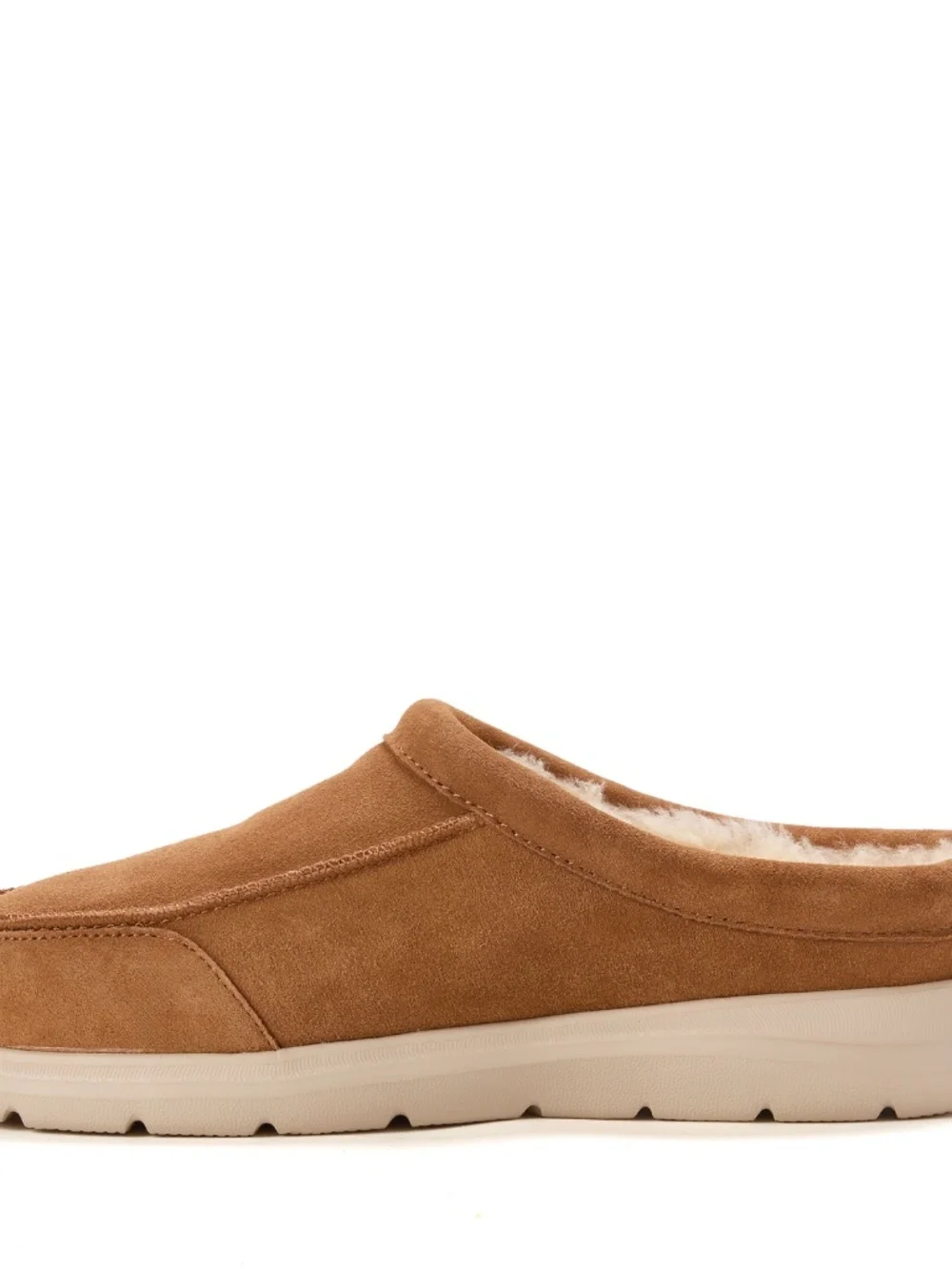 Men's Fireside by Dearfoams Lithgow Genuine Shearling Clog Size 10 NWT